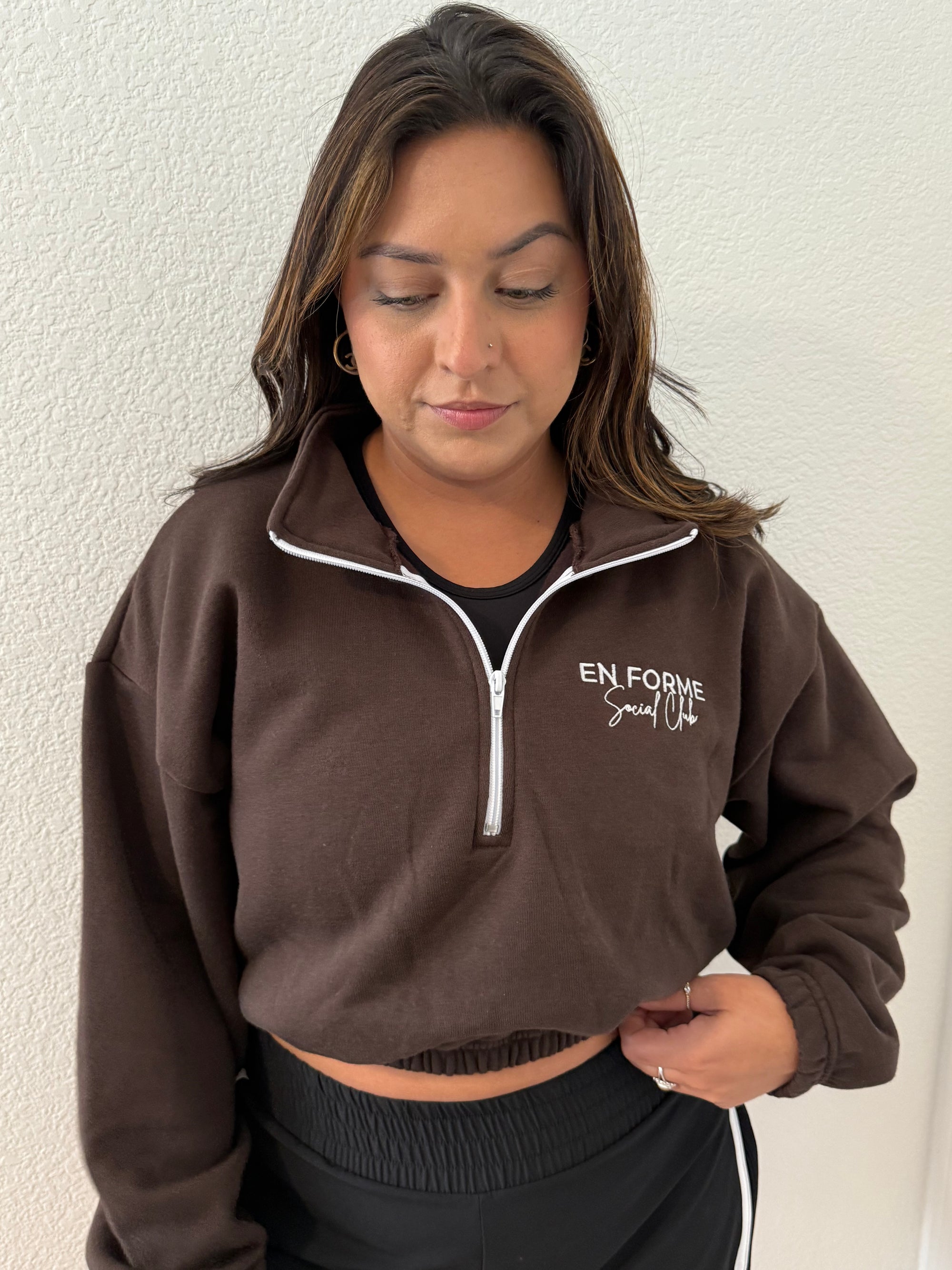 The Espresso Half Zip